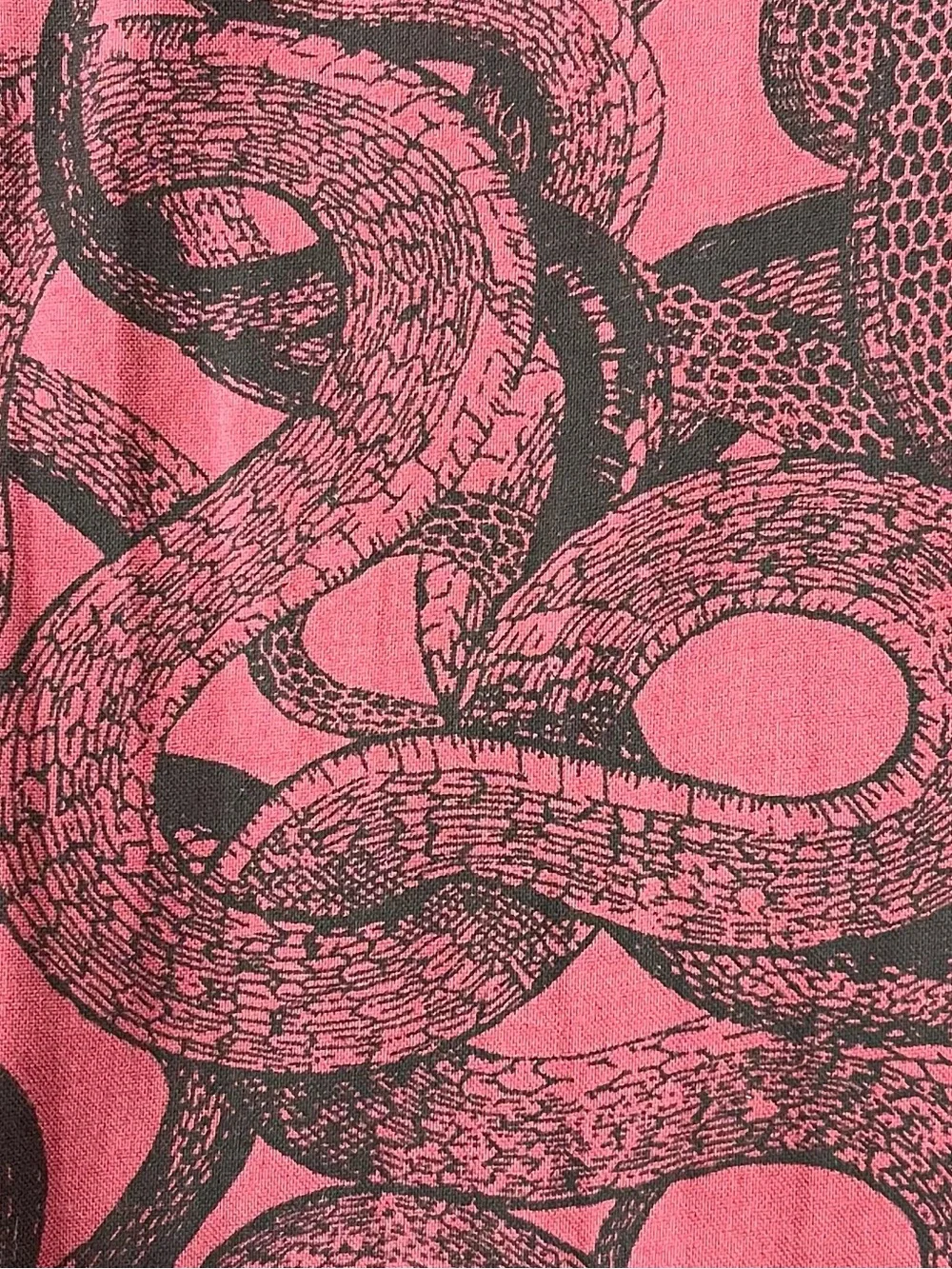 Disturbia Ophidia Snake Print Mini Dress EUC Burg/Blk Pull Over Long Sleeve 10